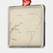 Comstock Mine Maps Number VIX Metalen Ornament (Links)