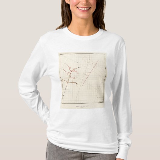Comstock Mine Maps Number VIX T-shirt (Voorkant)