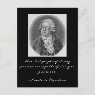 Comte DE Mirabeau Briefkaart
