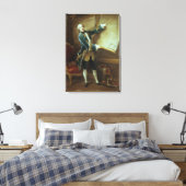 Comte de Vaudreuil, 1758 Canvas Afdruk (Insitu (Slaapkamer))