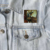 Comte de Vaudreuil, 1758 Vierkante Button 5,1 Cm (In situ)