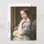 Comtesse d'Haussonville (detail), Ingres Briefkaart (Voorkant / Achterkant)