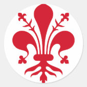 Comune di Firenze Ronde Sticker (Voorkant)