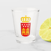 Comunidad de Madrid Apparel Shot Glas (Voorkant)