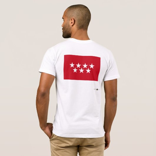 COMUNIDAD DE MADRID T-SHIRT (Achterkant volledig)