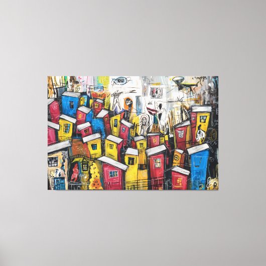 Comunidades Urbanas Canvas Afdruk (Voorkant)