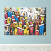 Comunidades Urbanas Canvas Afdruk (Insitu (Houten vloer))