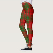 Comyn tartan rode groene vlecht leggings (Links)