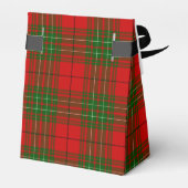 Comyn tartan rood groen geruit bedankdoosjes (Achterkant)