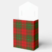 Comyn tartan rood groen geruit bedankdoosjes (Geopend)