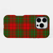 Comyn tartan rood groen geruit iPhone hoesje (Achterkant horizontaal)
