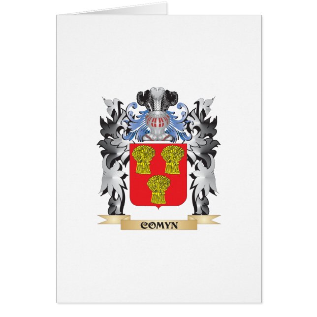 Comyn wapenschild - familiekust (Voorkant)