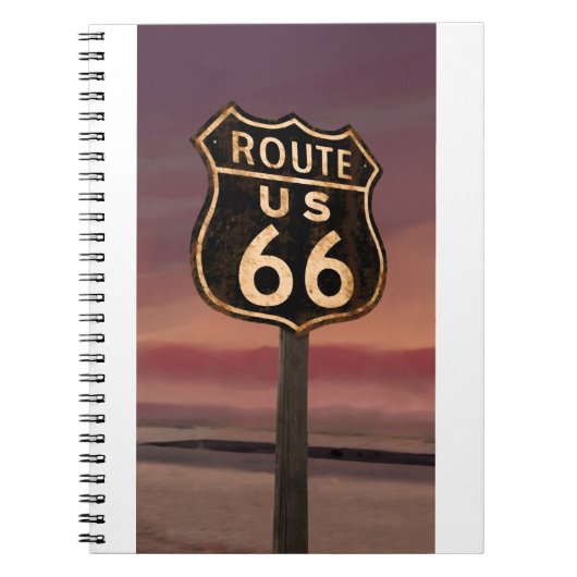 CON02CRFC Route 66.tif Notitieboek (Voorkant)