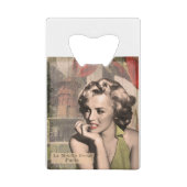 CON13CRBWRD-V4 The Thinker Red Lips.tif Creditkaart Flessenopener (Voorkant)