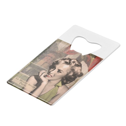 CON13CRBWRD-V4 The Thinker Red Lips.tif Creditkaart Flessenopener (Achterkant Gekanteld)