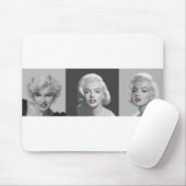 CON18BWRD Marilyn Trio Red Lips Blue Eyes.tif Muismat (Met muis)