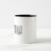 CON18BWRD Marilyn Trio Red Lips Blue Eyes.tif Tweekleurige Koffiemok (Center)