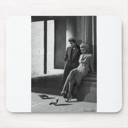 CON19BWD1 Vogels van een Feather.tif Muismat (Voorkant)