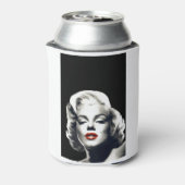 CON24BW-V4 Red Lips Marilyn in BLACK.tif Blikjeskoeler (Blikje Achterkant)