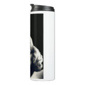 CON24BW-V4 Red Lips Marilyn in BLACK.tif Thermosbeker (Geroteerd rechts)