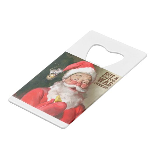 CON31 Santa 1 Stirring.tif Creditkaart Flessenopener (Achterkant Gekanteld)