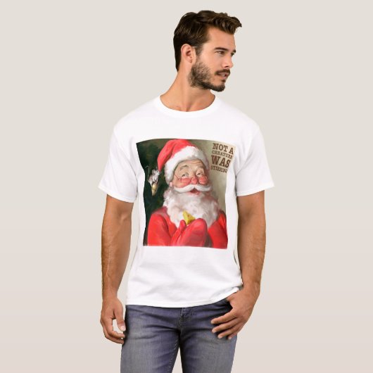 CON31 Santa 1 Stirring.tif T-shirt (Voorkant volledig)