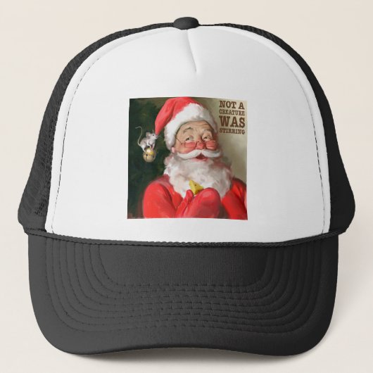 CON31 Santa 1 Stirring.tif Trucker Pet (Voorkant)