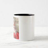 CON31 Santa 1 Stirring.tif Tweekleurige Koffiemok (Center)