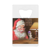 CON32 Santa 2 Sugar Plums.tif Creditkaart Flessenopener (Voorkant)