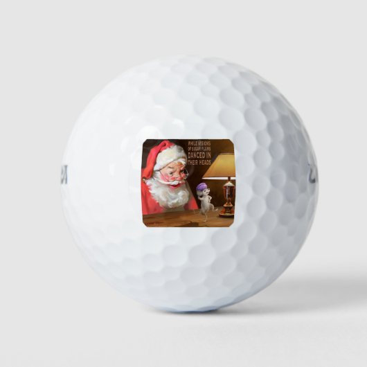 CON32 Santa 2 Sugar Plums.tif Golfballen (Voorkant)