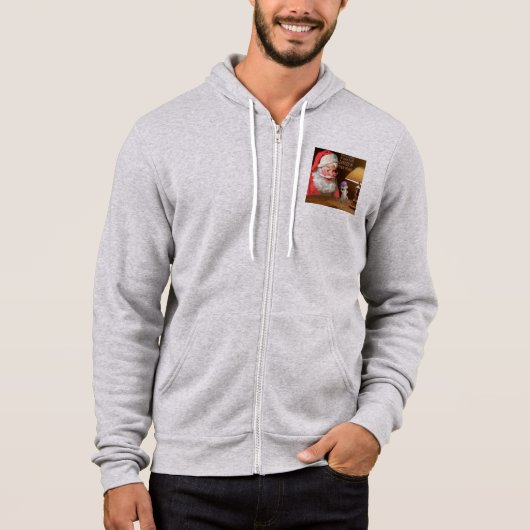 CON32 Santa 2 Sugar Plums.tif Hoodie (Voorkant)