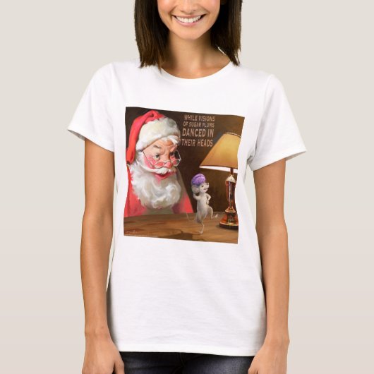 CON32 Santa 2 Sugar Plums.tif T-shirt (Voorkant)