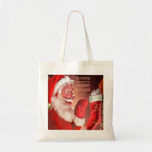 CON33 Santa 3 Stockings.tif Tote Bag (Voorkant)