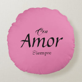 Con Amor, Siempre ronde kussen