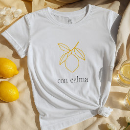 Con Calma Italiaanse citroen esthetiek | Boho Summ T-shirt