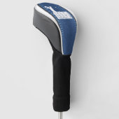 con cortes de azul jeans golfheadcover (Schuin)