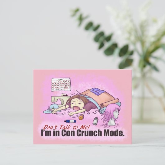 Con Crunch Briefkaart (Staand voorkant)