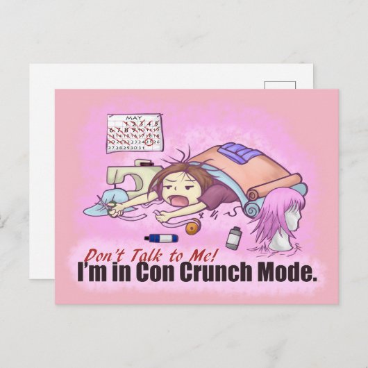 Con Crunch Briefkaart (Voorkant / Achterkant)