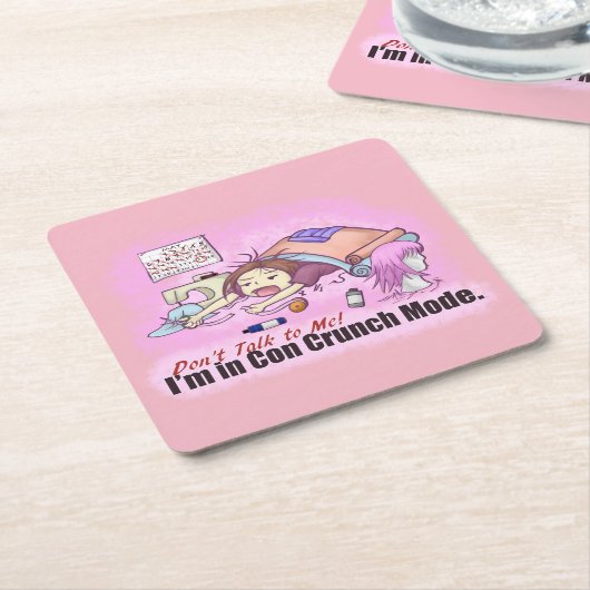 Con Crunch Kartonnen Onderzetters (Schuin)