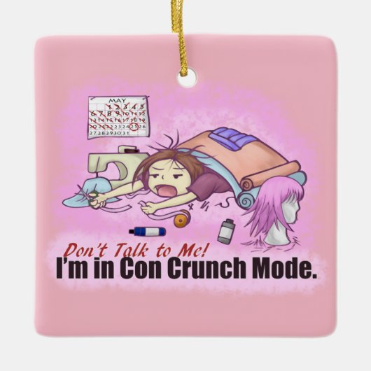 Con Crunch Keramisch Ornament (Voorkant)