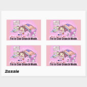 Con Crunch Rechthoekige Sticker (Vel)