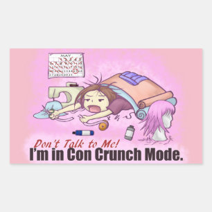 Con Crunch Rechthoekige Sticker