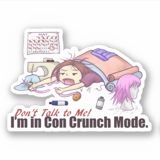 Con Crunch Sticker (Voorkant)