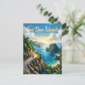 Con Dao-eilanden Vietnam Briefkaart (Staand voorkant)