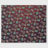 con dibujo de cajas de regalos cadeaupapier (Vlak)