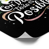 Con Dios Todo Es Sible Mateo 19_26 Gift  Poster (Hoek)