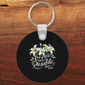 Con Dios Todo Es Sible Mateo 19_26 Gift Sleutelhanger (Voorkant)