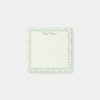 con diseño de hojas verdes post-it® notes