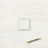 con diseño de hojas verdes post-it® notes (Op bureau)