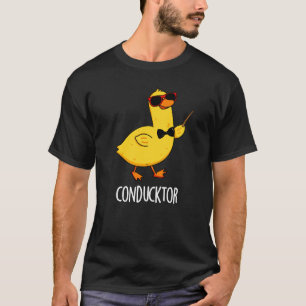 Con-duck-tor Grappige Muziek Dirigent Duck Pun Dar T-shirt